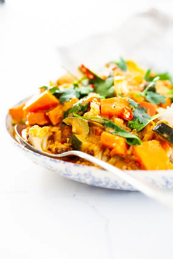 Creamy vegetable curry