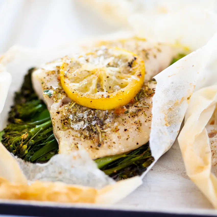 Fish en papillote