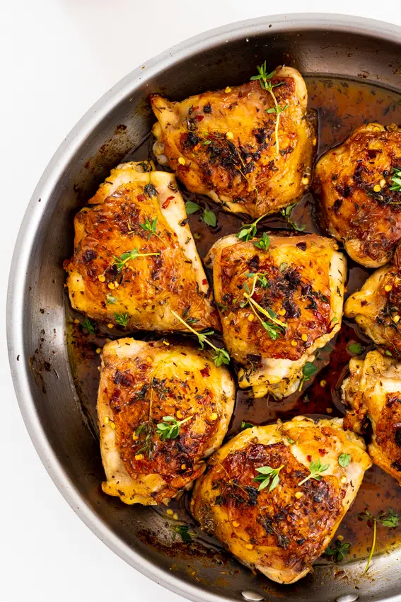 Easy Hot honey chicken thighs