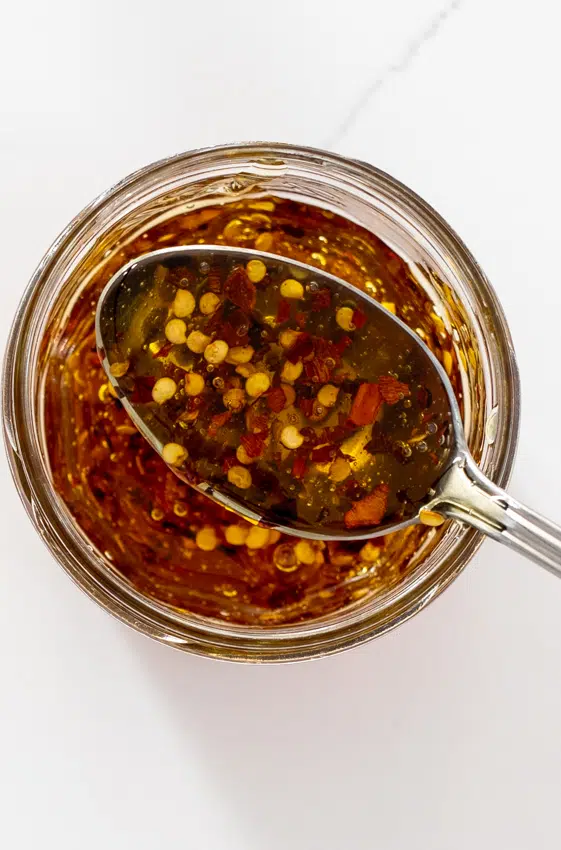 Homemade hot honey