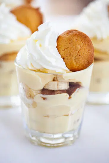 Banana pudding made from scratch.