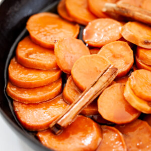 Candied sweet potatoes