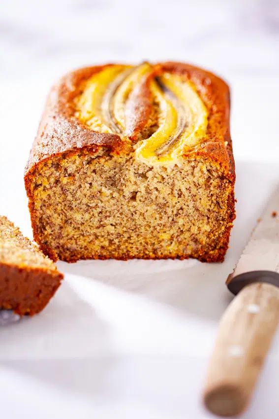 Banana bread flavored with chai spices.