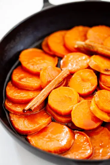 Easy candied sweet potatoes