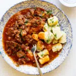 Beef Ragu with Parmesan Gnocchi