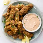 Airfryer lemon pepper chicken strips