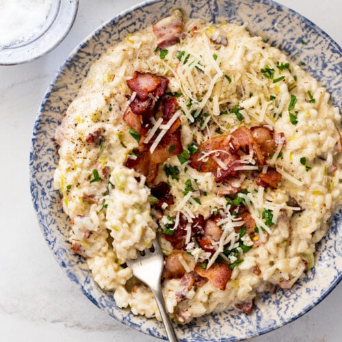 Bacon risotto with mascarpone Simply Delicious