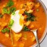 Coconut curry vegetable soup