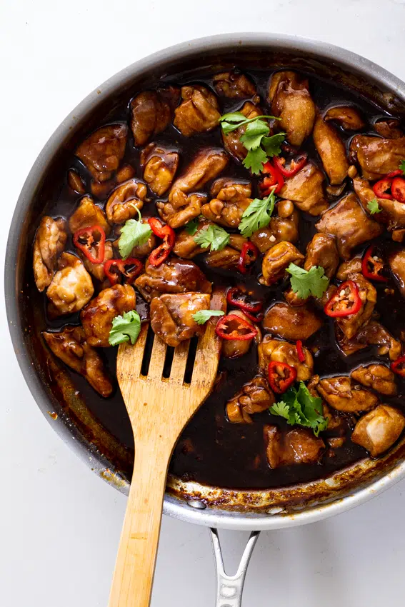 Easy sticky garlic chicken