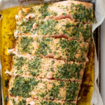 Easy Garlic Herb Butter Baked Salmon