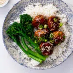 Sticky Teriyaki Chicken Meatballs