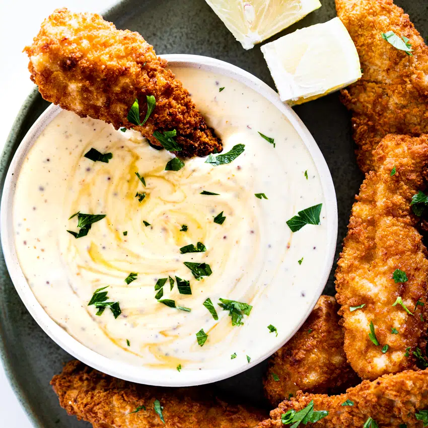 Easy honey mustard sauce