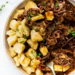 Lamb ragu with cauliflower gnocchi