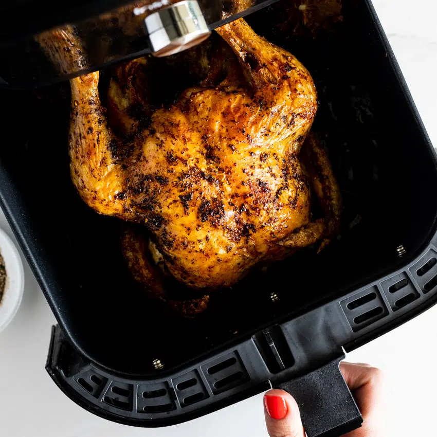 Lemon Za'atar Air Fryer roast Chicken
