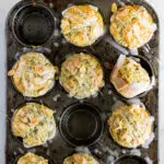almond lemon poppy seed muffins