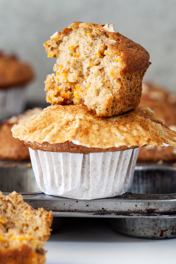 Easy Pecan Carrot Muffins
