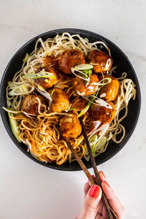 Sweet and Sour Pork Meatballs