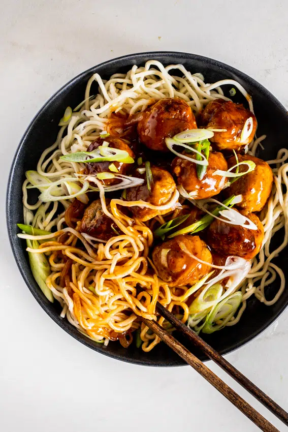 Sweet and Sour Pork Meatballs