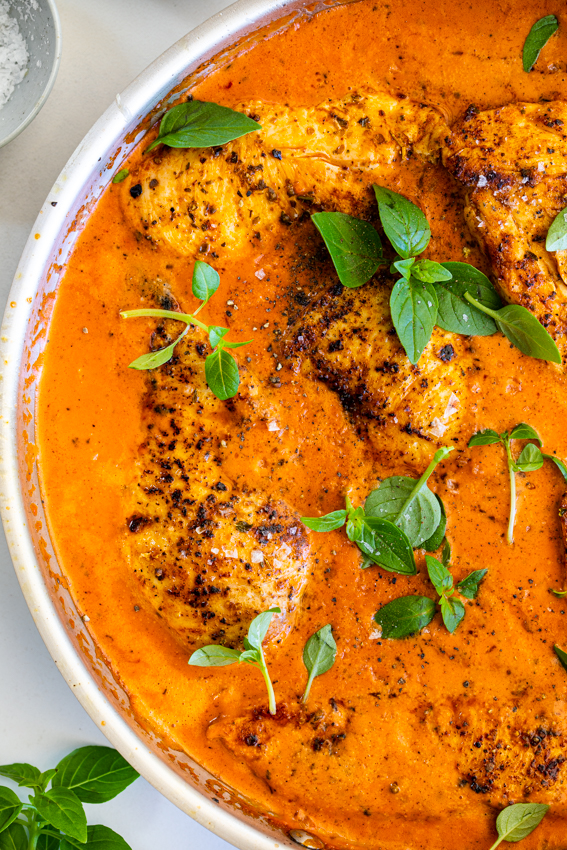 Vancouver's acclaimed butter chicken: tender chicken in creamy tomato sauce