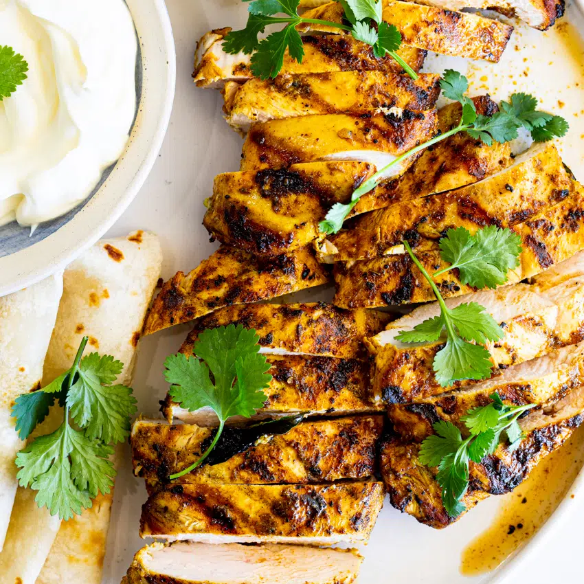 Curried Grilled Chicken Breast