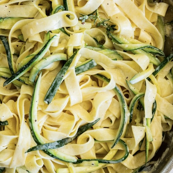 Chicken zucchini pasta