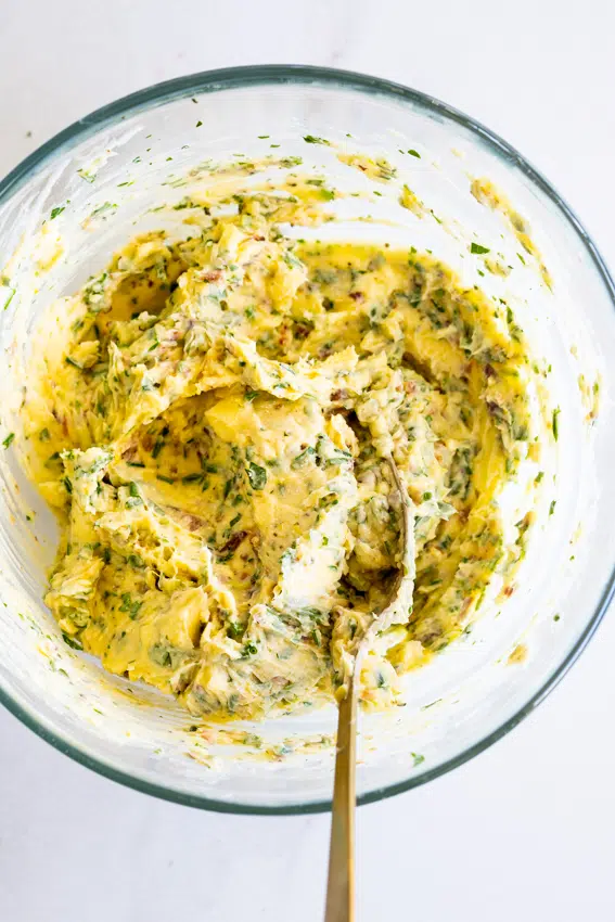 Anchovy compound butter