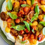 Creamy Labneh with Roasted Tomatoes