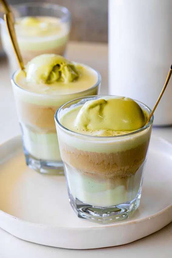 White Chocolate Pistachio Affogato
