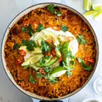 Cheesy Chicken Enchilada Casserole
