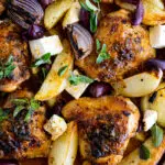 Greek sheet pan chicken