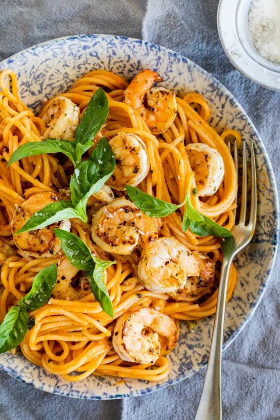 Easy Shrimp Vodka Sauce Pasta