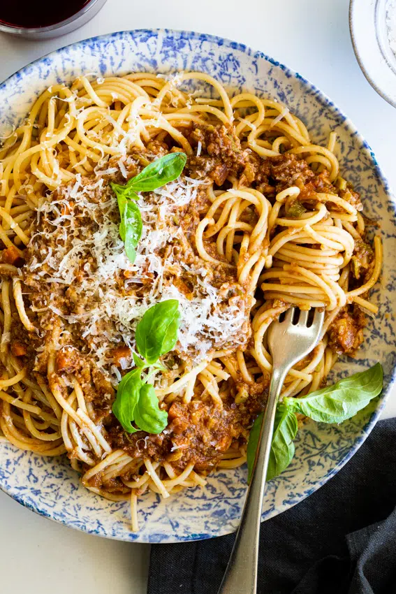 Easy Vegetarian Bolognese Sauce