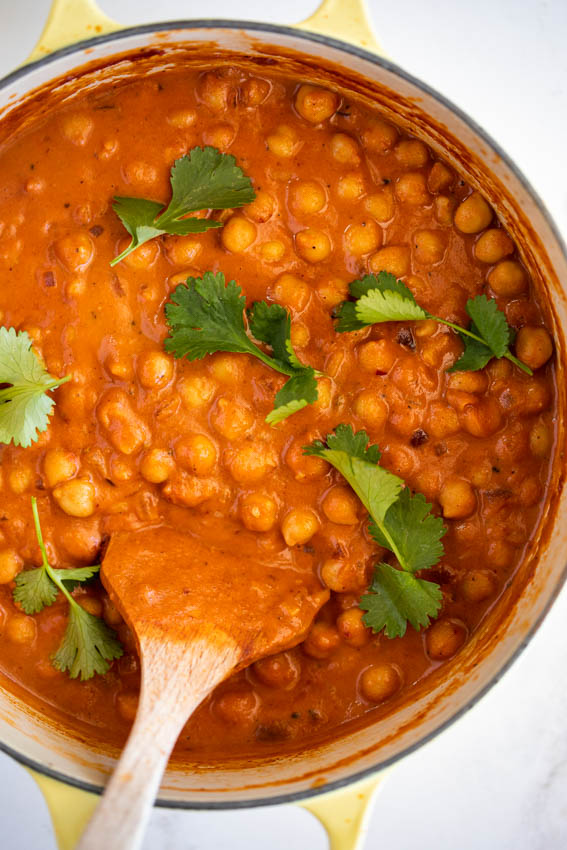 Butter chickpea curry 