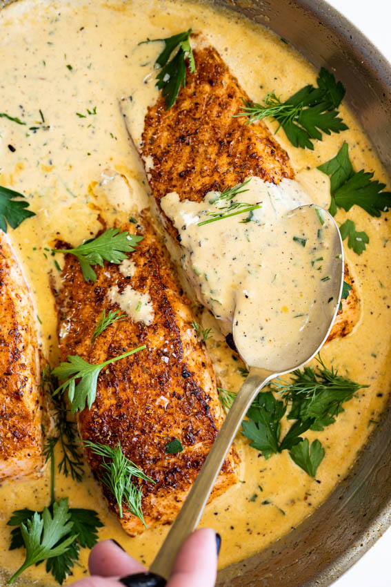 Creamy Cajun Salmon