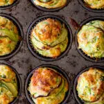 Cheesy zucchini muffins