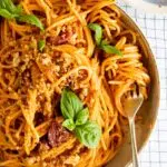 Creamy tomato pasta
