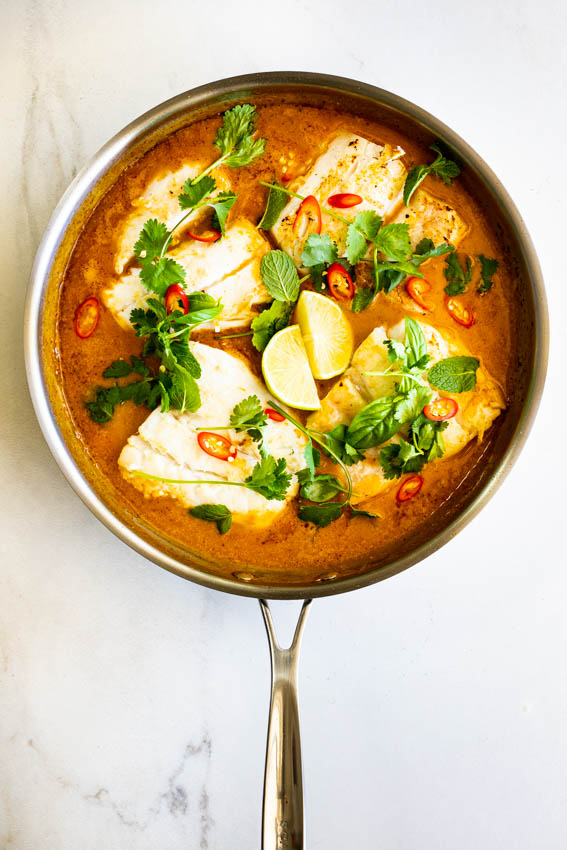 Thai Red Coconut Fish Curry