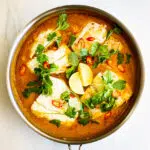 Thai red fish curry