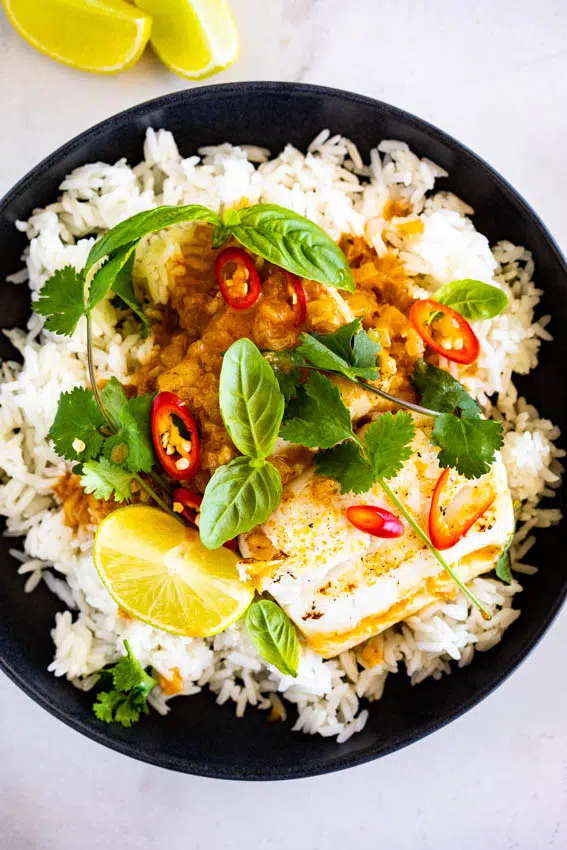 Thai Red Coconut Fish Curry