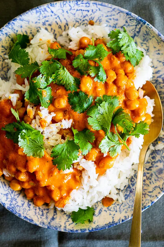 Butter chickpea curry