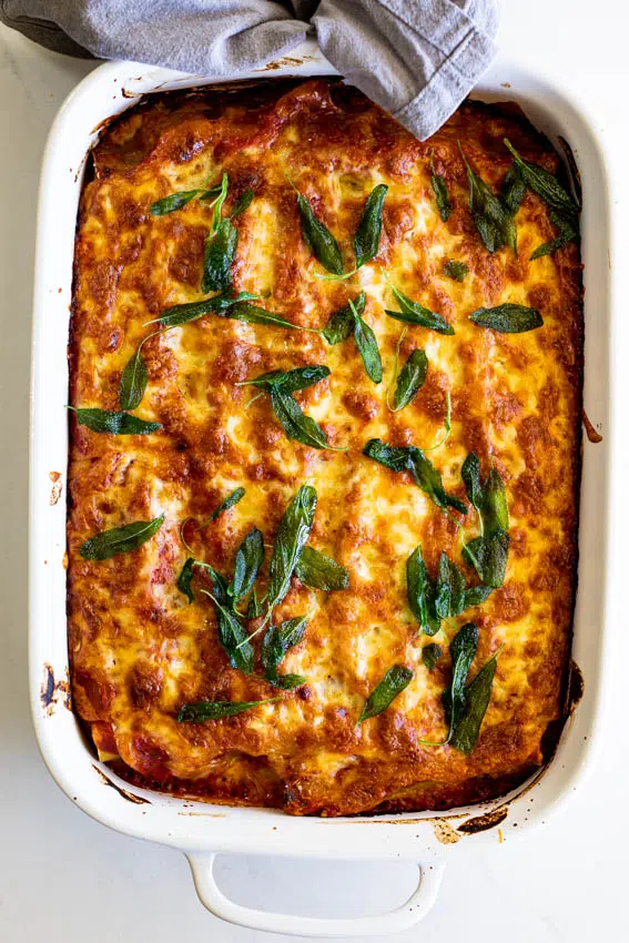 Butternut Squash Spinach Cannelloni