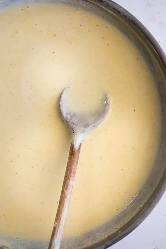 Homemade Alfredo sauce