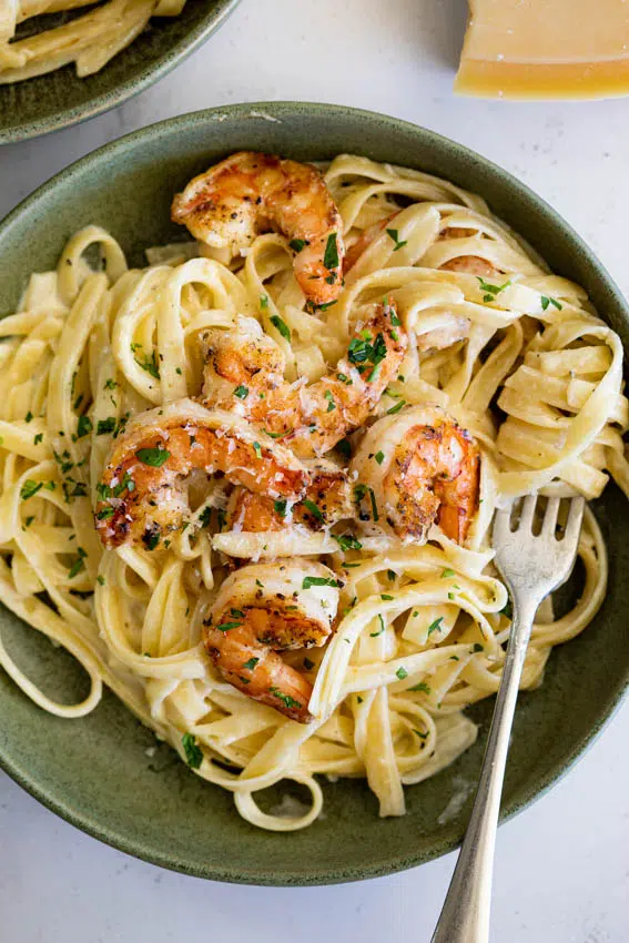 Easy Shrimp Alfredo