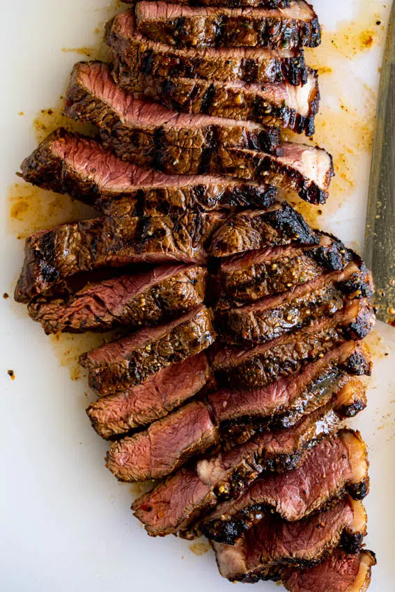 Grilled sirloin steak