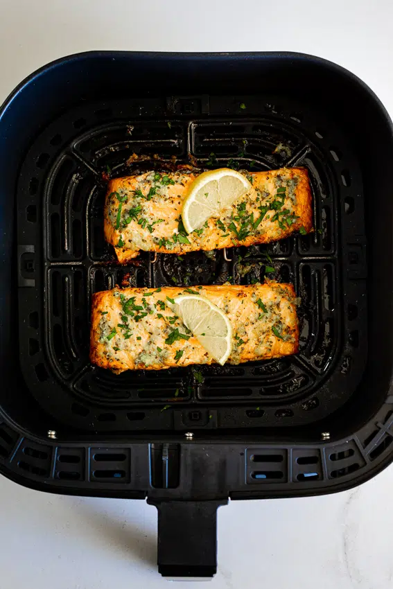 Garlic Butter Air Fryer Salmon