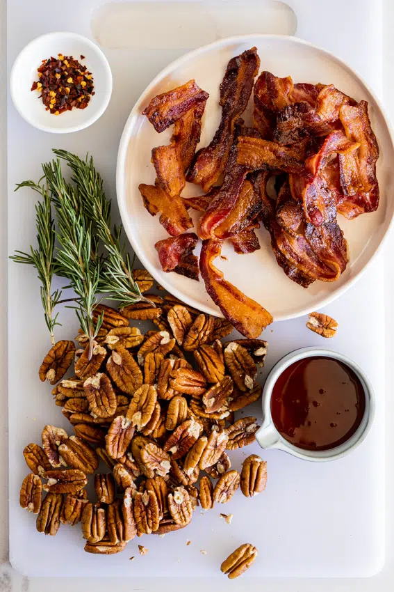 Maple Bacon Roasted Pecans