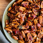 Maple Bacon Roasted Pecans