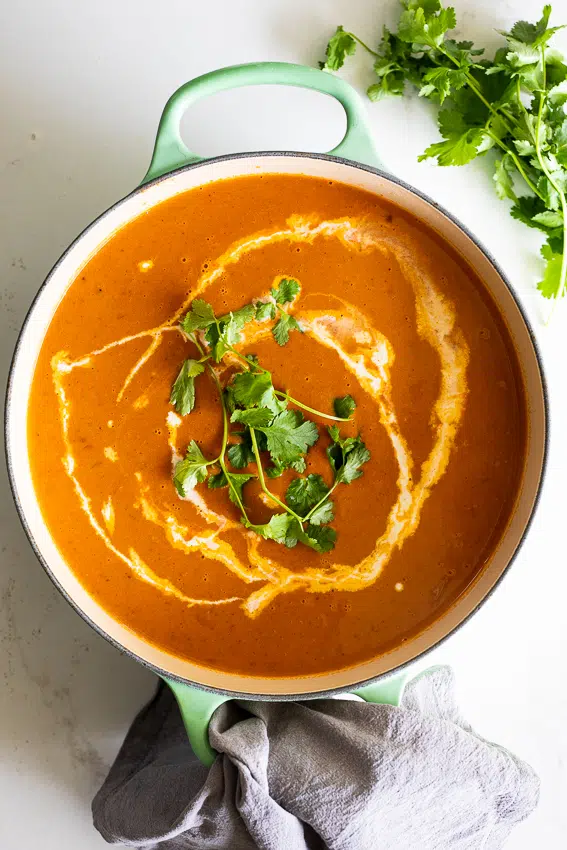 Butter chicken soup