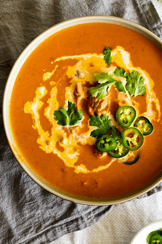 Butter chicken soup