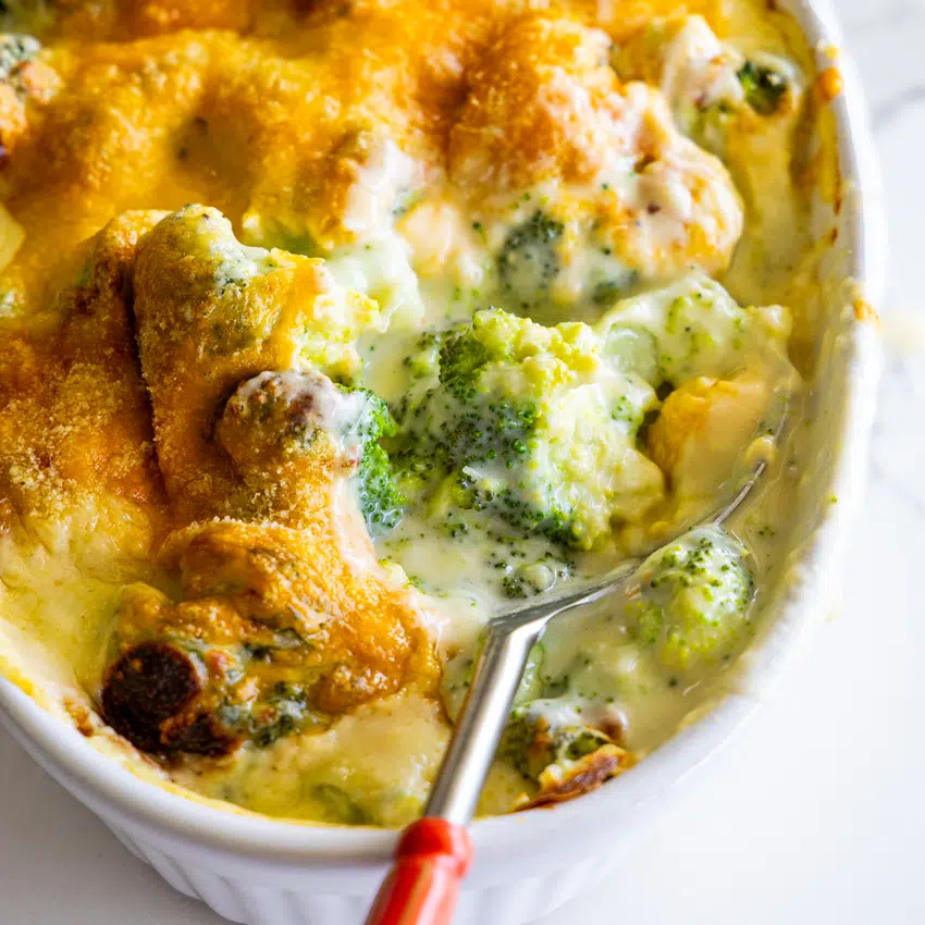 Cheesy Broccoli Casserole.